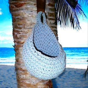 Handmade Teardrop Boho Hanging Basket